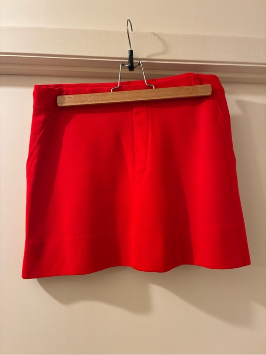 Jack Winter Dresses & Skirts - Classic Mod Vintage Jack Winter Red Mini Skirt with Clean A-Line Silhouette